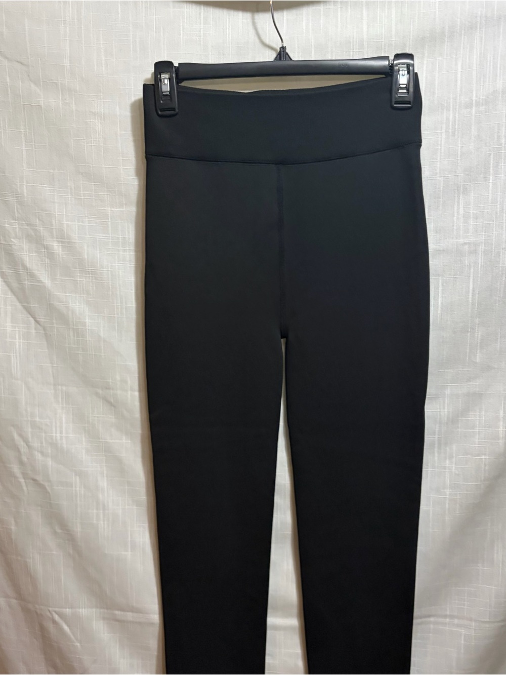 Black leggings with faux fur lining M/L